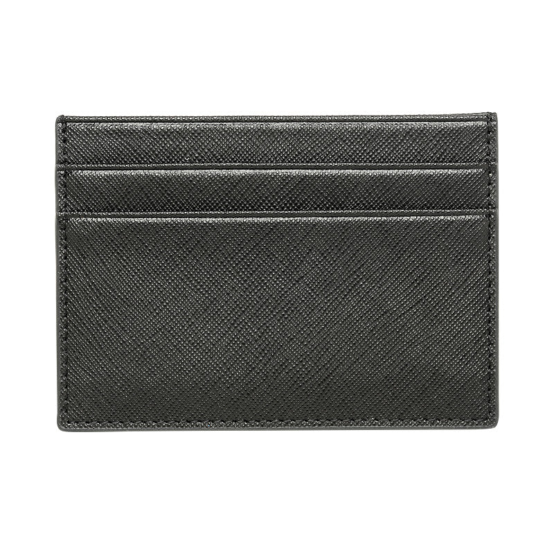 Classic Double Sided Card Holder - Black